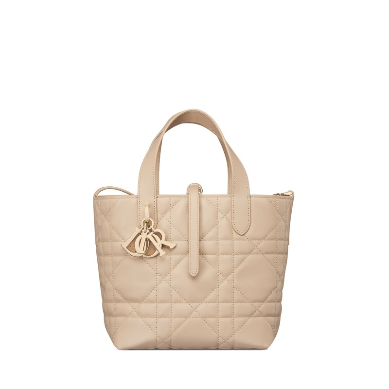 商品Dior|迪奥 Toujours系列女士米色牛皮手提包 M2835OSNW_M51U,价格¥22941,第5张图片详细描述