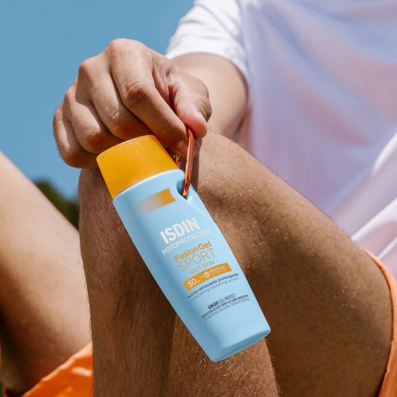 商品ISDIN|Isdin怡思丁运动湿肤防嗮乳100ml SPF50,价格¥214,第3张图片详细描述