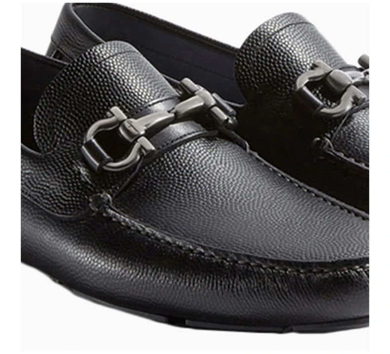 商品Salvatore Ferragamo|SALVATORE FERRAGAMO 黑色男士驾车鞋 02-4728-671739,价格¥3131,第8张图片详细描述