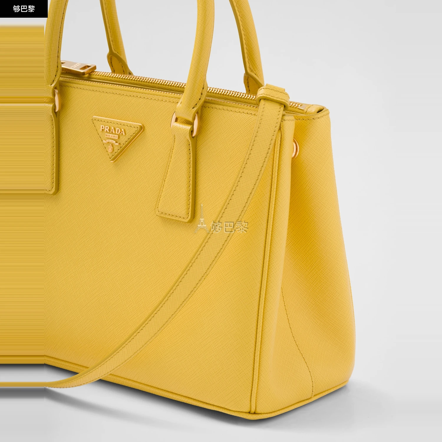 商品Prada|【预售】 普拉达 25春夏 女士 单肩包 Sac Prada Galleria en cuir Saffiano 1BA863_NZV_F0377_V_OOO ,价格¥34735,第3张图片详细描述
