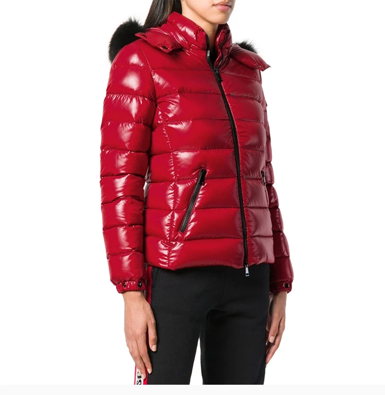 商品[国内直发] Moncler|不支持一般贸易清关 Moncler 盟可睐 女士红色羽绒和狐狸毛棉服 4685825-68950-457,价格¥16073,第5张图片详细描述