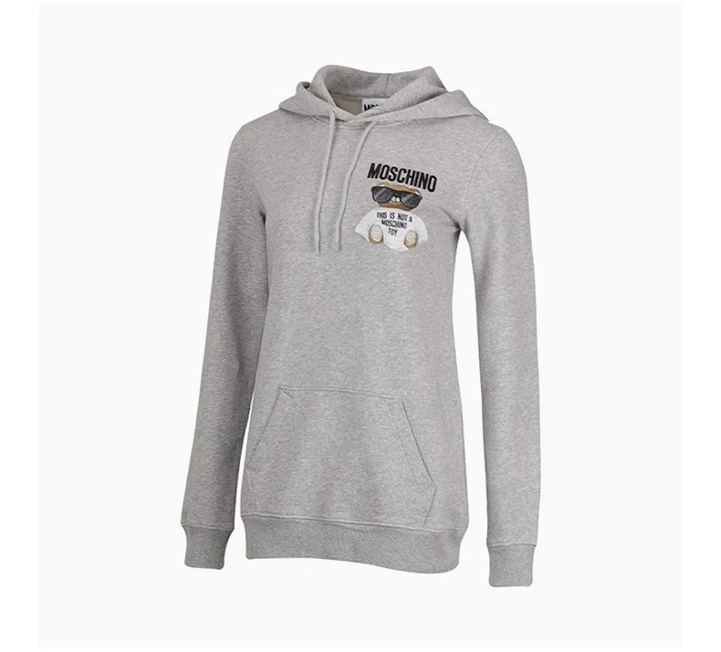 商品Moschino|MOSCHINO 女灰色女士卫衣/帽衫 EV1709-5527-1485,价格¥2247,第5张图片详细描述