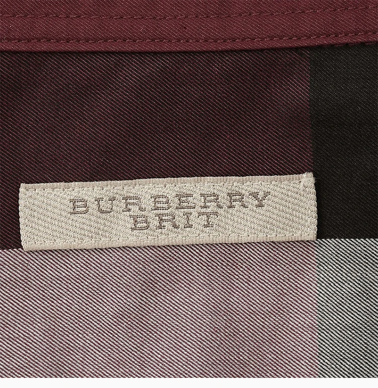 商品[国内直发] Burberry|Burberry 博柏利 红色纯棉经典格纹男士衬衫IA 3942540,价格¥1989,第22张图片详细描述