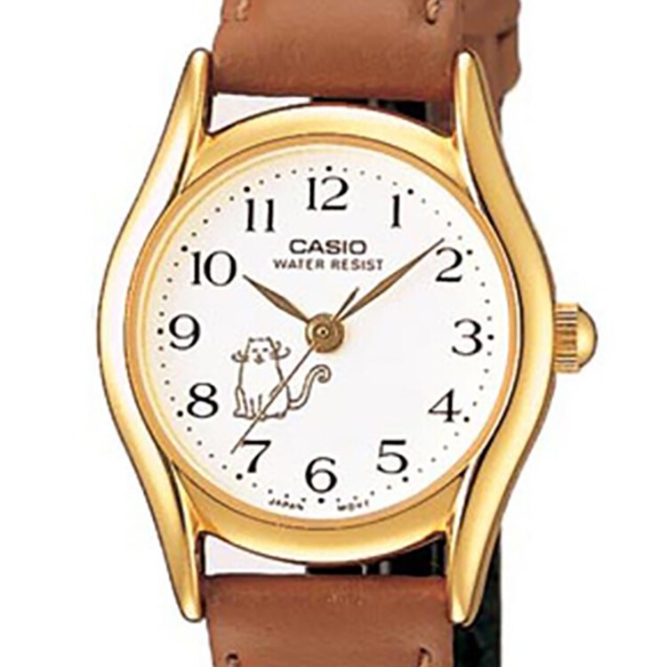 商品[国内直发] Casio|卡西欧（CASIO）女士石英手表棕色LTP-1094Q-7B8-棕色-LTP-1094Q-7B8,价格¥210,第4张图片详细描述