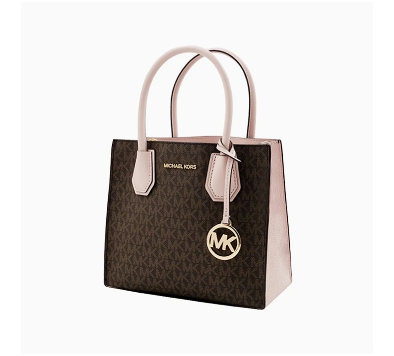 商品[国内直发] Michael Kors|MICHAEL KORS 女士棕色皮革单肩手提包 35S1GM9M2B-POWDERBLUSH,价格¥2013,第5张图片详细描述