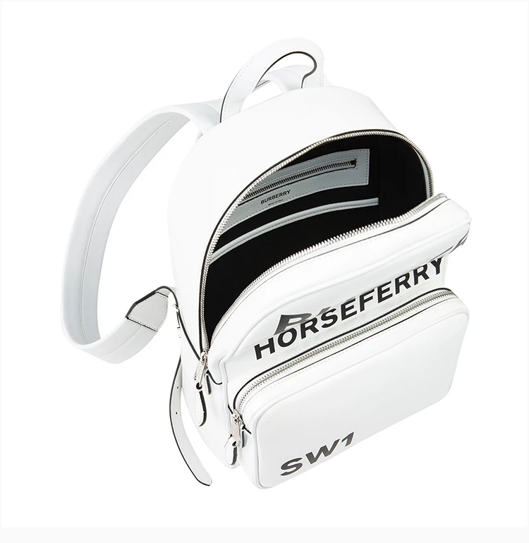 商品[国内直发] Burberry|Burberry 博柏利 女士Horseferry印花涂层帆布背包 8023039,价格¥7579,第7张图片详细描述