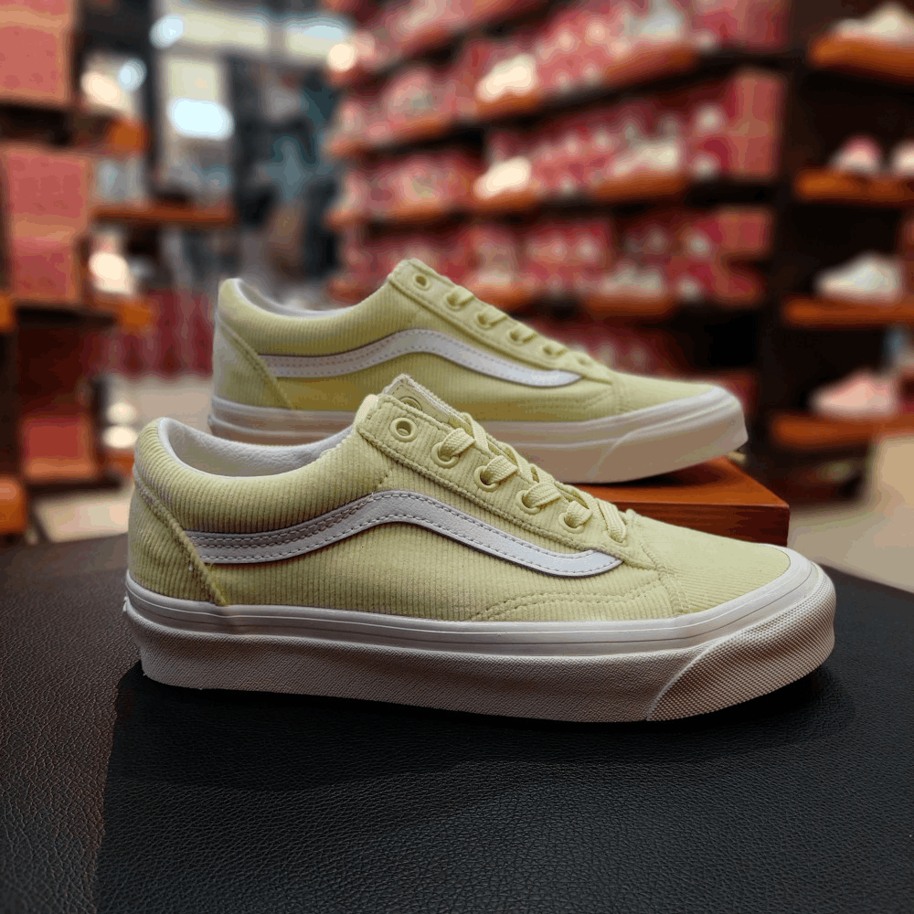 商品Vans|【韩国直邮|包邮包税】万斯 Old Skool 36 Dx #Anaheim Factory #男女通用鞋 # wax yellow/doud dancer (VN0A54F39XR),价格¥281,第1张图片详细描述