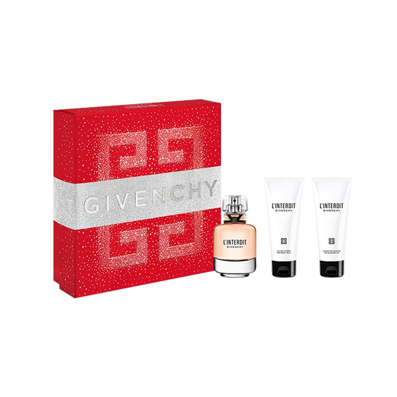 商品Givenchy|纪梵希心无禁忌2022限量香水套装 [浓香水50ml+沐浴油75ml+润肤露75ml],价格¥663,第7张图片详细描述