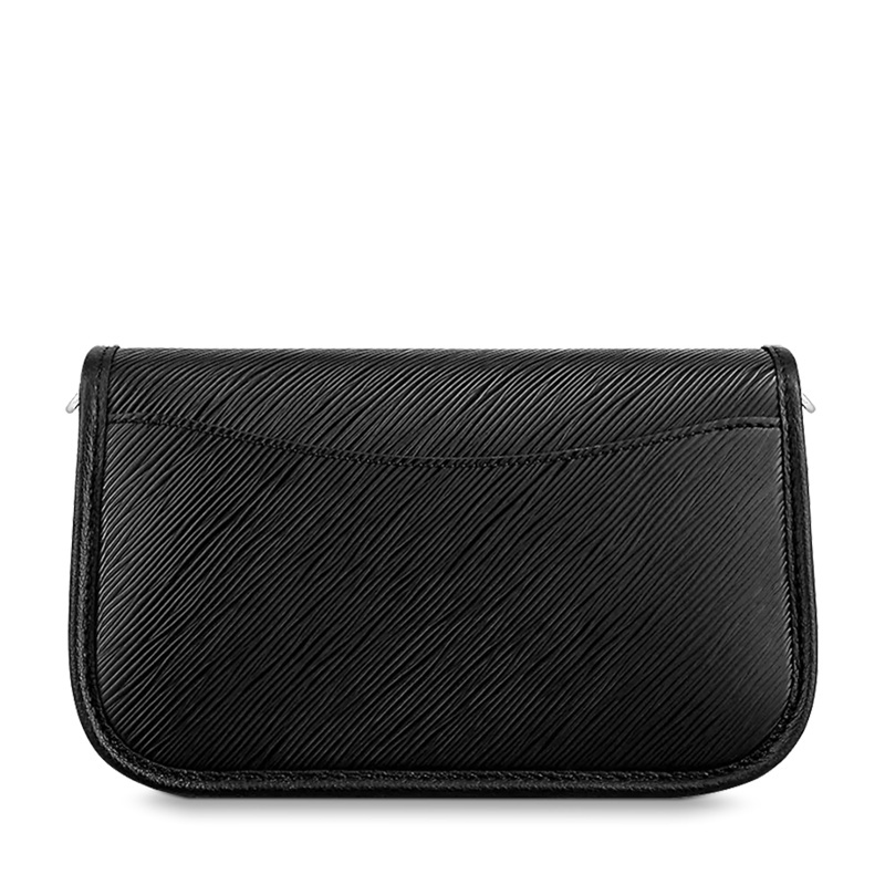 商品Louis Vuitton|预售十天 Louis Vuitton/路易威登 22春夏新款BUCI系列 女士黑色粒面牛皮革黑扣单肩斜跨包M59386,价格¥17275,第3张图片详细描述