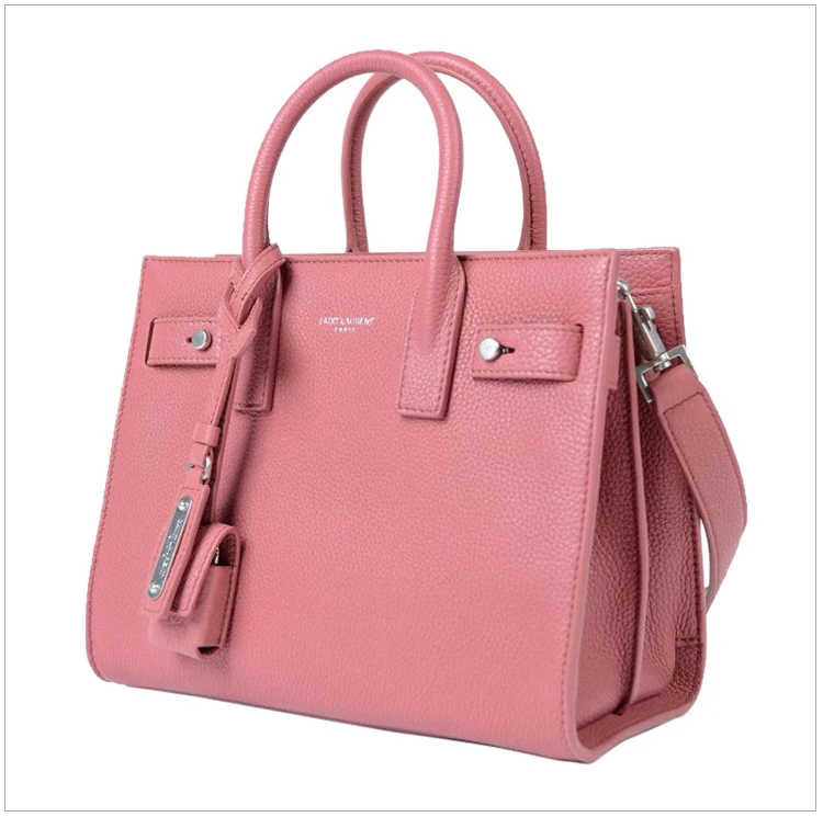 商品[国内直发] Yves Saint Laurent|YSL 圣罗兰 女士玫瑰粉色单肩手提斜挎包 485019-DTI0E-6842,价格¥11573,第5张图片详细描述