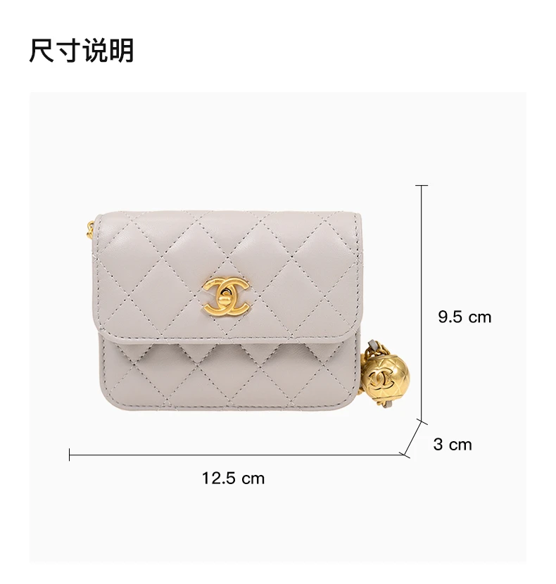 商品[国内直发] Chanel|CHANEL 灰色女士单肩包 AP1628LGYGP,价格¥21117,第3张图片详细描述