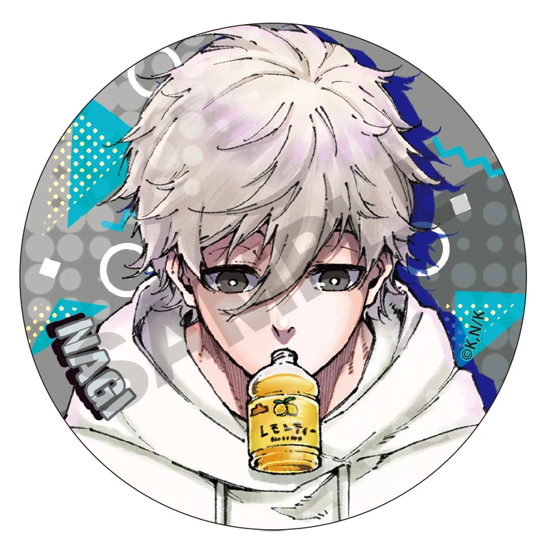 商品[国内直发] MARUONE|CRUX �蓝色监狱 私服Ver. 第一弹 吧唧徽章 整盒贩卖 全8种,价格¥220,第8张图片详细描述
