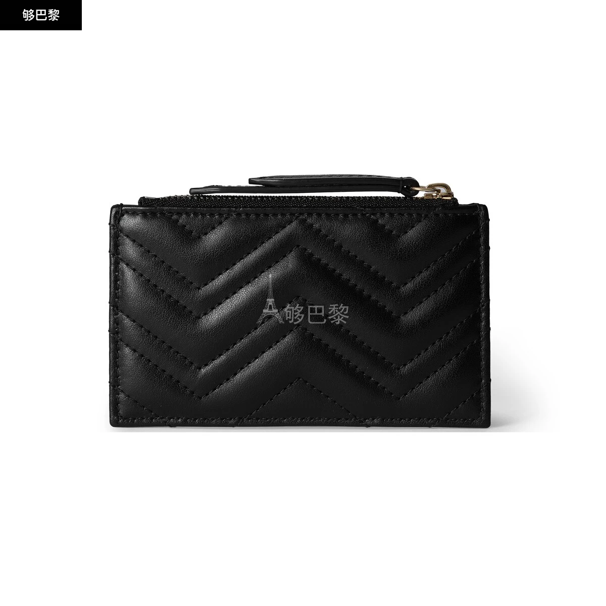 商品Gucci|【预售】 古驰 24秋冬 女士 钥匙包 GG MARMONT系列拉链钥匙包 813353 DTDHD 1000,价格¥3839,第3张图片详细描述