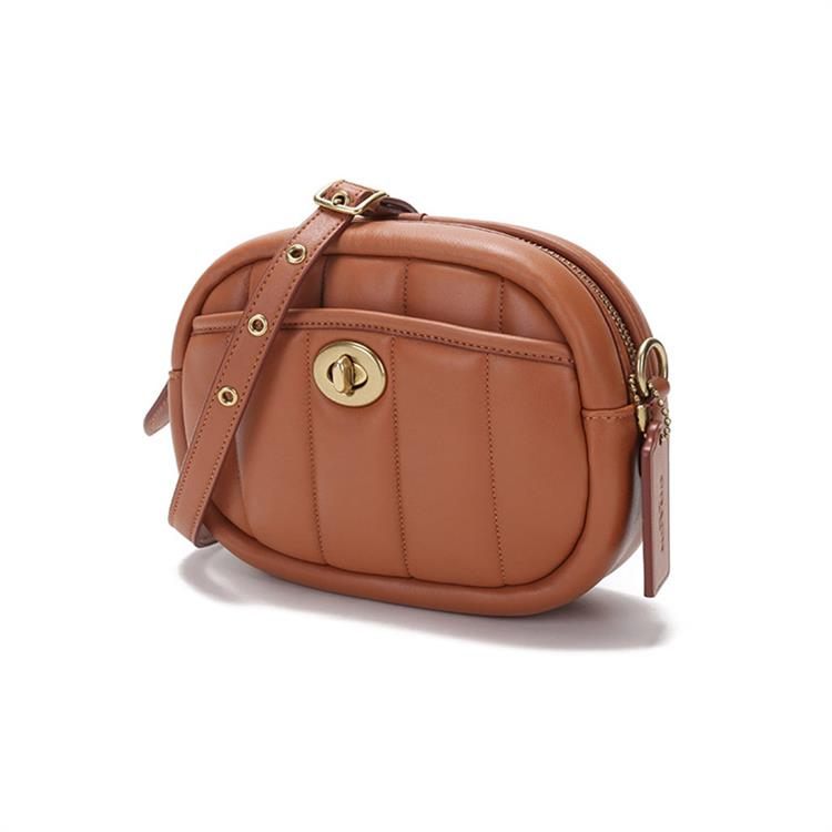 商品Coach|COACH 女士羊皮革单肩斜挎链条包C4814B4NL4,价格¥2851,第8张图片详细描述