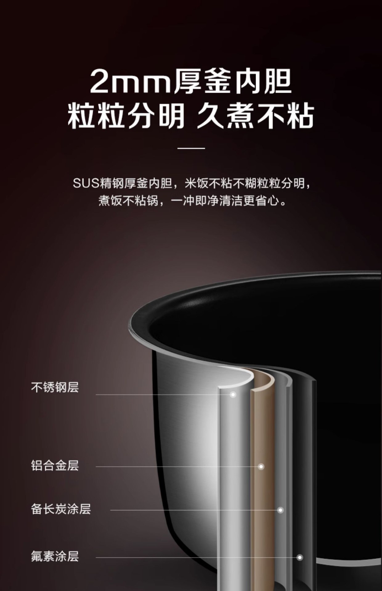 商品[国内直发] Panasonic|Panasonic/松下低糖电饭煲SR-HL151-KK家用智能米汤分离IH沥米饭多功能电饭锅,价格¥1208,第16张图片详细描述