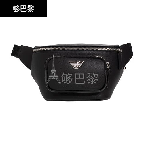 商品Armani|【预售】 男士 腰包 徽标腰包  EARUYNY9BCK,价格¥2421,第2张图片详细描述