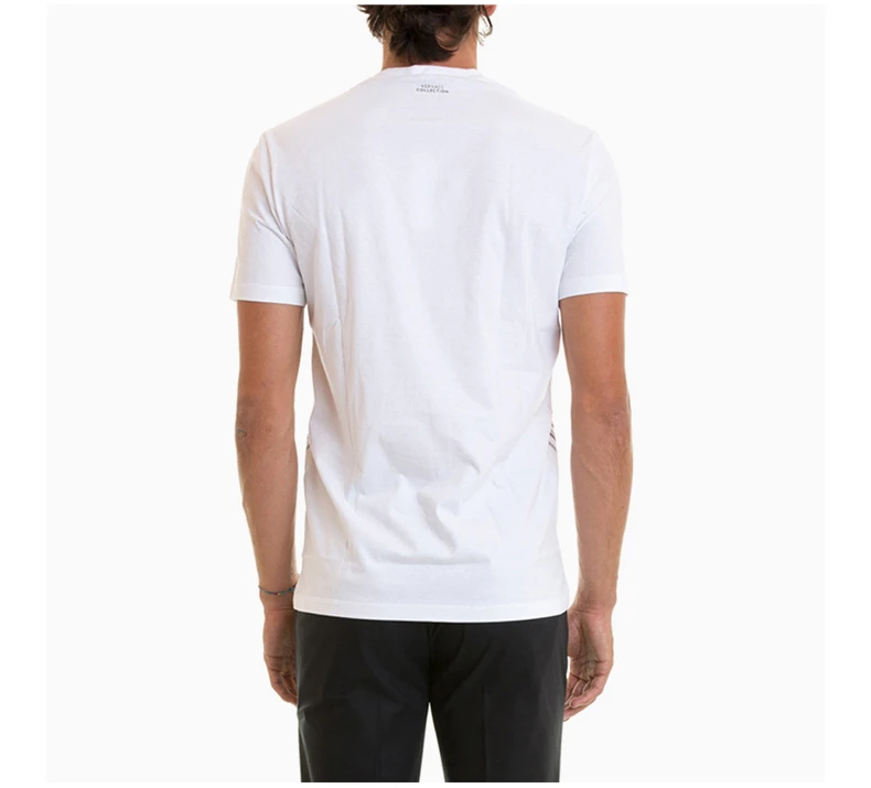 商品[国内直发] Versace|VERSACE 白色男士T恤 V800683-VJ00422-V7001,价格¥1565,第7张图片详细描述