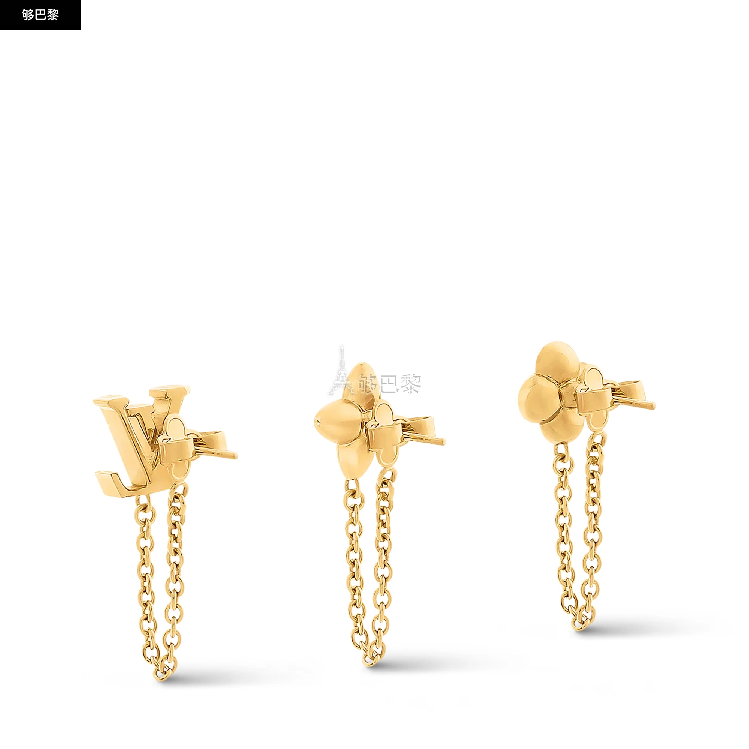 商品Louis Vuitton|【预售】 LV路易威登 25秋冬 女士 耳环 LV FLORAGRAM 耳环 M03015 ,价格¥4446,第5张图片详细描述