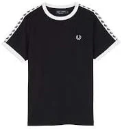 商品[国内直发] Fred Perry|Fred Perry 黑色女士T恤 G6347-102,价格¥161,第1张图片详细描述