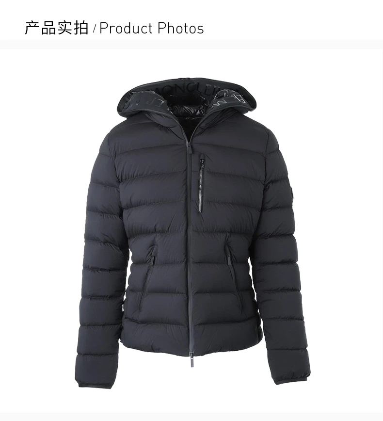 商品[国内直发] Moncler|MONCLER 女士黑色棉服 1A00023-53132-999,价格¥8926,第4张图片详细描述