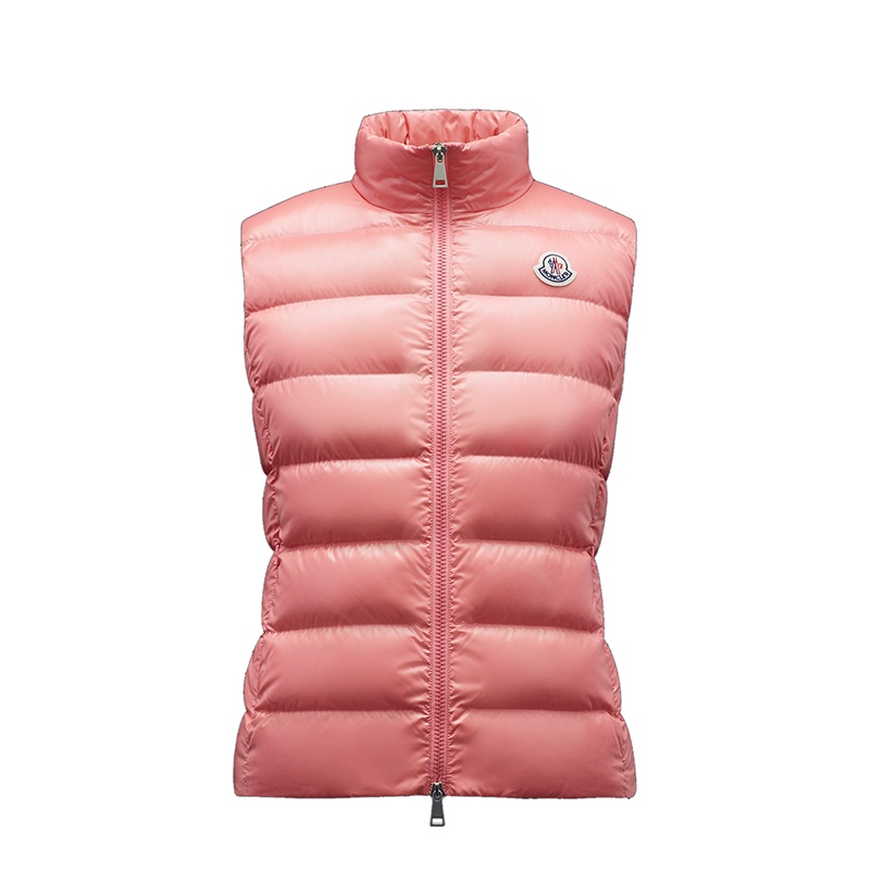 商品Moncler|Moncler/蒙克莱 22年秋冬新款 Ghany系列 珊瑚粉色无袖羽绒服马甲H20931A5250068950539,价格¥5960,第2张图片详细描述