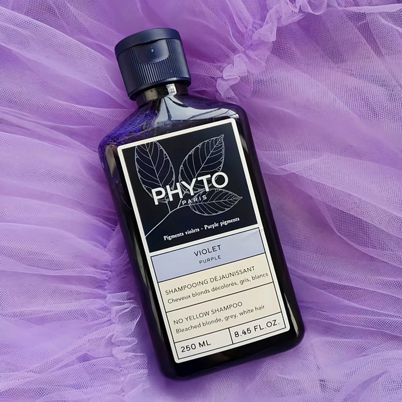 商品Phyto|发朵 抗黄洗发水250ml 头发受损护理亮泽发色中和色彩,价格¥149,第2张图片详细描述