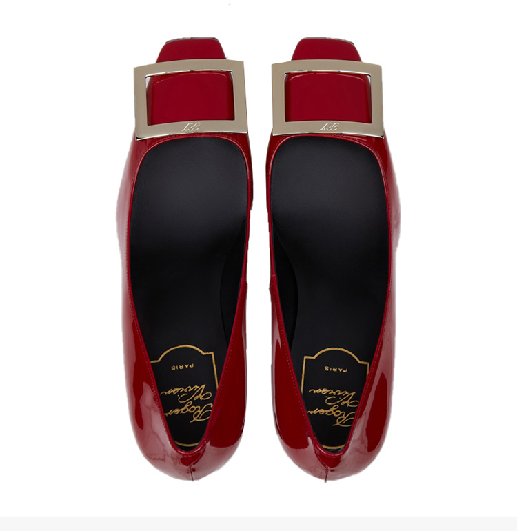 商品Roger Vivier|Roger Vivier 罗杰·维维亚 女士红色高跟鞋 RVW40015280-D1P-R406,价格¥4822,第9张图片详细描述