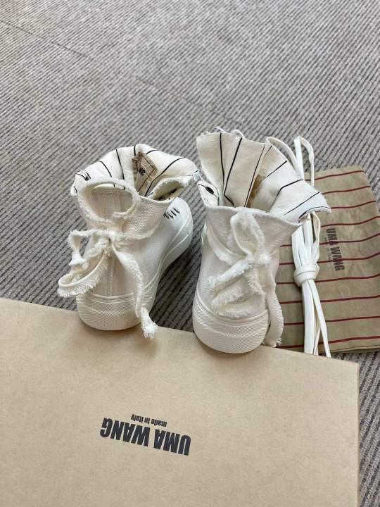 商品Uma Wang|UMA WANG 女士帆布鞋 US9911W41W2UW101,价格¥2259,第5张图片详细描述