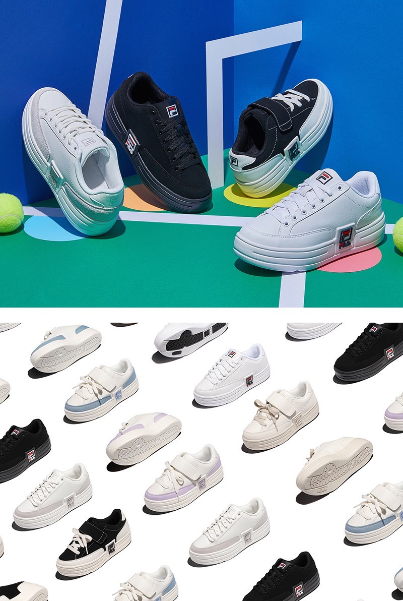 商品Fila|【享贝家】（预售款）斐乐FILA 新款板鞋休闲鞋 男女同款 黑色 1TM00622D001,价格¥237,第3张图片详细描述