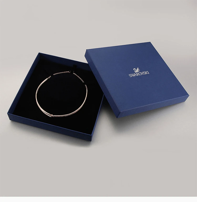 商品Swarovski|Swarovski 施华洛世奇 女士镀玫瑰金色束颈项链 5392925,价格¥363,第6张图片详细描述