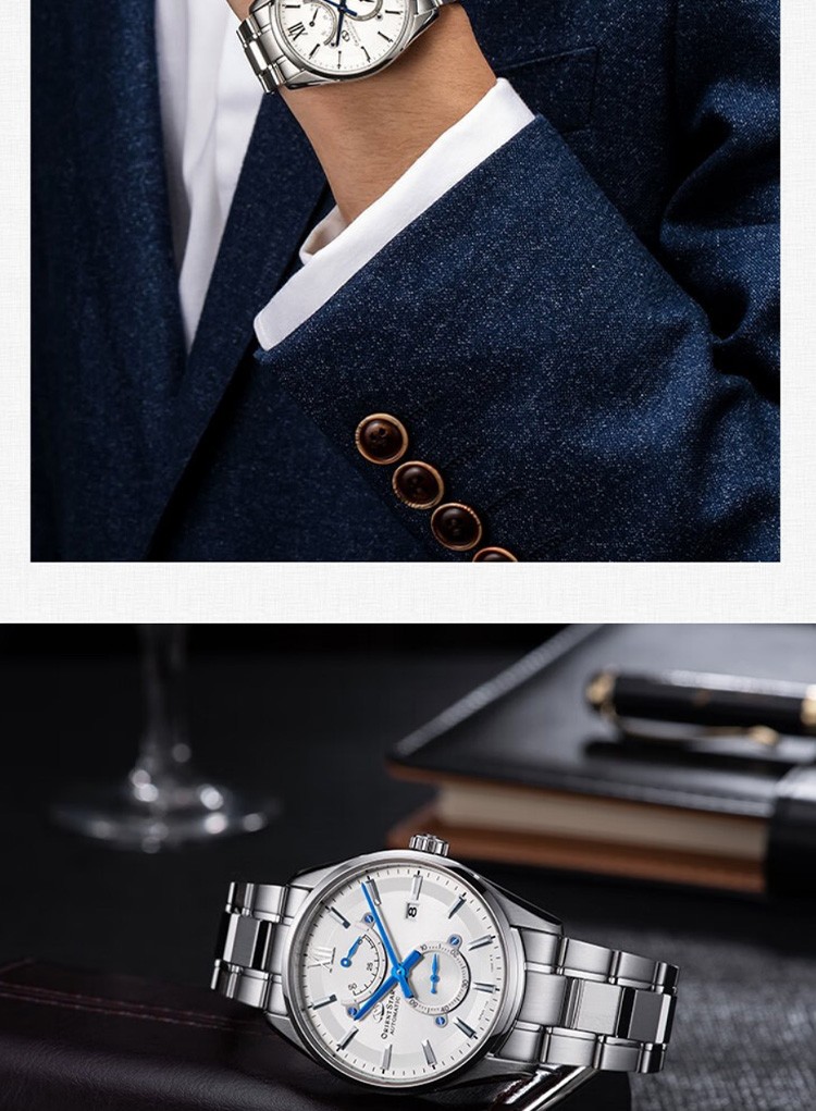 商品[国内直发] Orient Star|日本东方星OrientStar 自动机械男表名仕系列RE-HK0001S00B,价格¥6324,第12张图片详细描述
