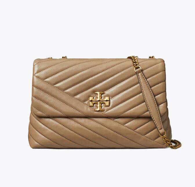 商品[国内直发] Tory Burch|汤丽柏琦TB女包车缝线链条斜挎包翻盖单肩女棕色75576-284,价格¥3351,第10张图片详细描述