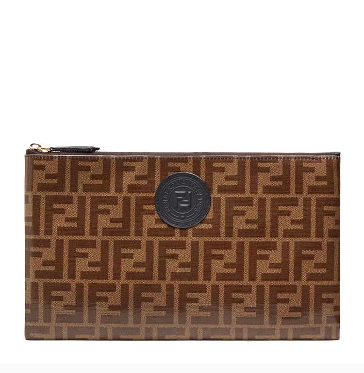 商品[国内直发] Fendi|Fendi 芬迪 男士棕色手拿包  8N0149-A5K4-F14TU,价格¥4264,第5张图片详细描述