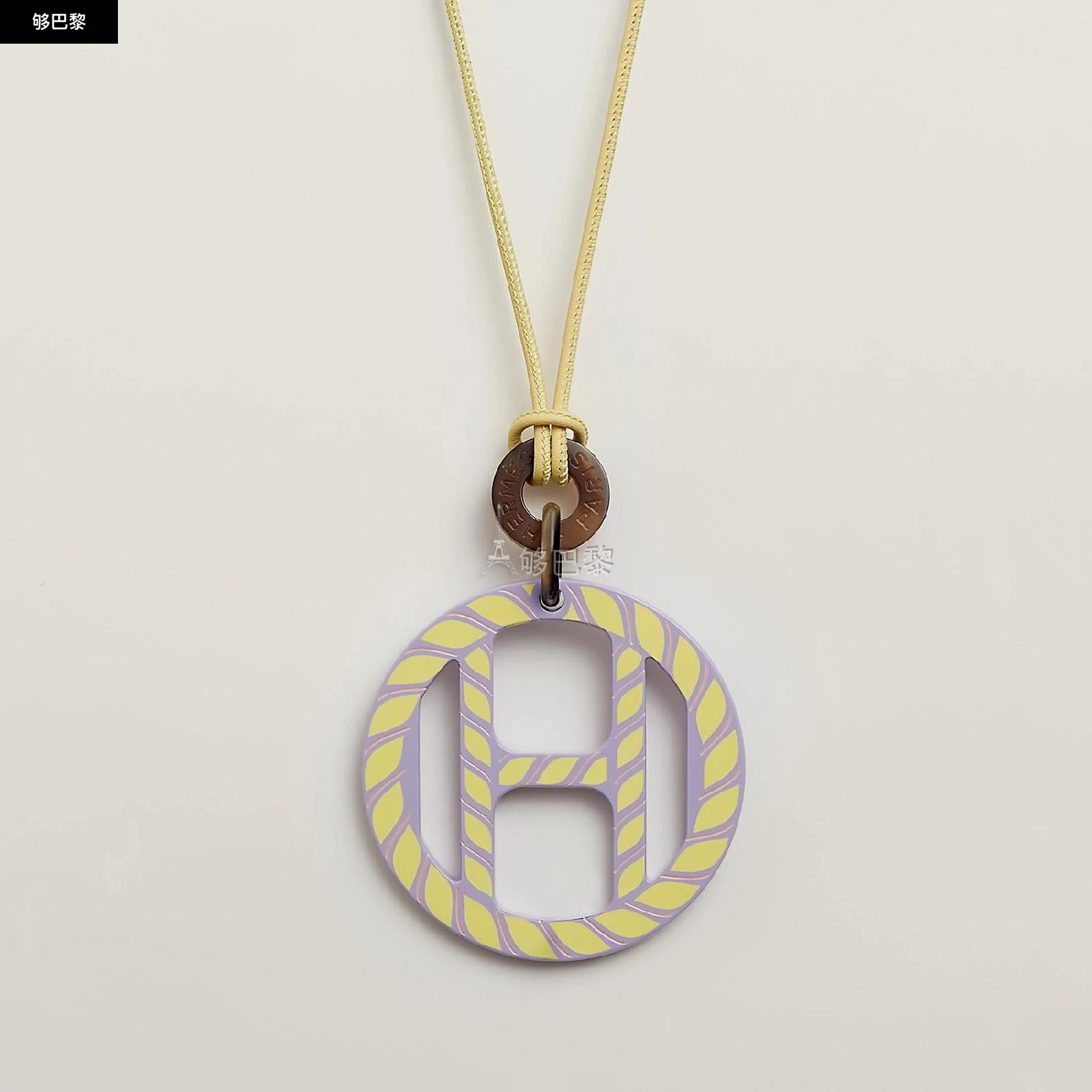 商品Hermes|【预售】 爱马仕 24秋冬 女士 吊坠 Pendentif H Equipe Nautique H000008FLF4,价格¥4023,第2张图片详细描述