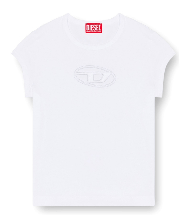 商品Diesel|DIESEL迪赛 品牌Logo图案圆领短袖 其他T恤 女款 黑色（香港仓发货）,价格¥565,第6张图片详细描述