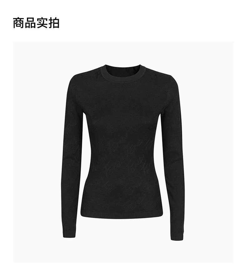 商品Fendi|FENDI 黑色女士针织衫/毛衣 FZX773-AJFE-F0GME,价格¥3367,第4张图片详细描述