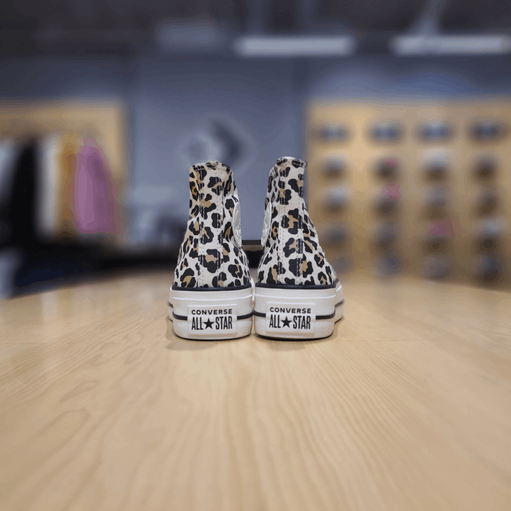 商品【预售商品15天�发货】 Converse|【韩国直邮|包邮包税】匡威 CHUNK TAYLOR ALL STAR LIFT ACAEVE 印花 DRIFTWOOD 高腰 运动鞋 570915C,价格¥485,第5张图片详细描述