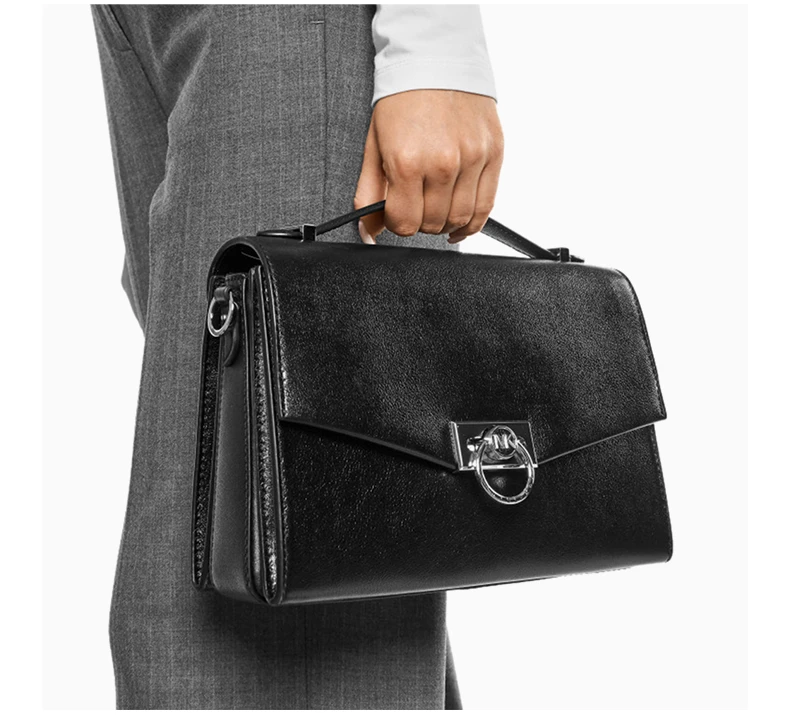 商品Michael Kors|MICHAEL KORS 黑色女士斜挎包 30F0S1HM2L-001,价格¥1737,第7张图片详细描述