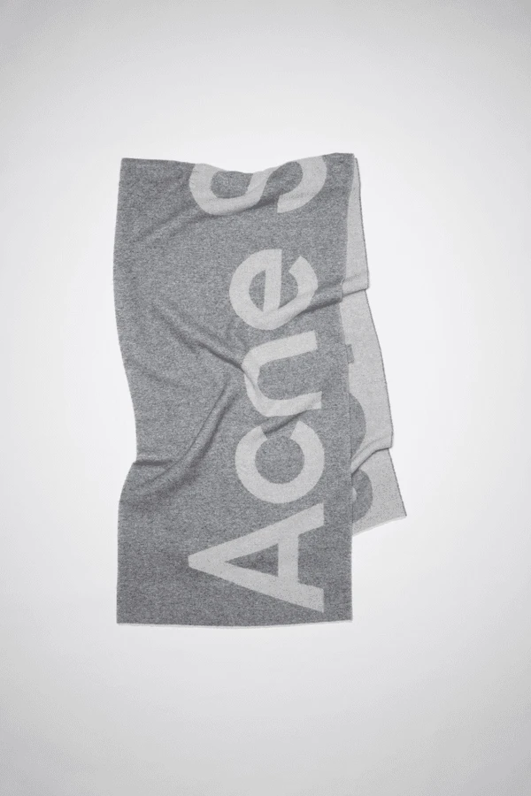 商品Acne Studios|ACNE STUDIOS 灰色女士围巾 FN-UX-SCAR000125-BLACK,价格¥1559,第1张图片详细描述