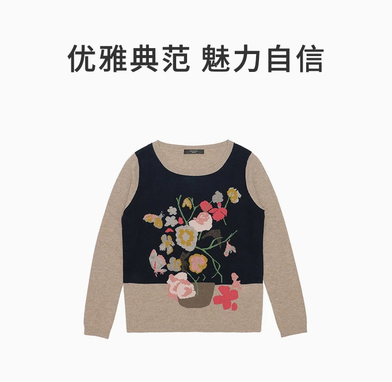 商品Max Mara|MAX MARA 棕色女士针织衫/毛衣 53660143-600-001,价格¥1779,第1张图片详细描述