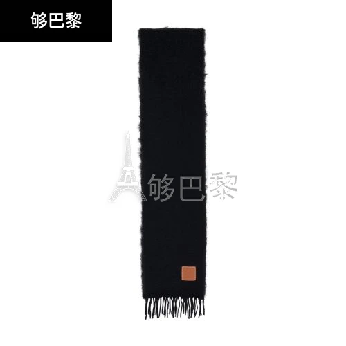 商品Loewe|【特惠8.4折】包邮包税【预售7天发货】 LOEWE罗意威 女士 围巾 围巾  F655254X01-1100 LOEC3558BCK,价格¥2984,第2张图片详细描述