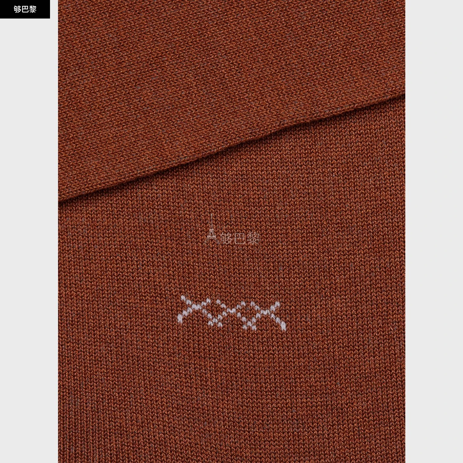 商品Zegna|【预售】 杰尼亚 24秋冬 男士 袜子 VICUNA EVERYDAY TRIPLE X MID CALF SOCKS N5V40-526-222,价格¥399,第4张图片详细描述