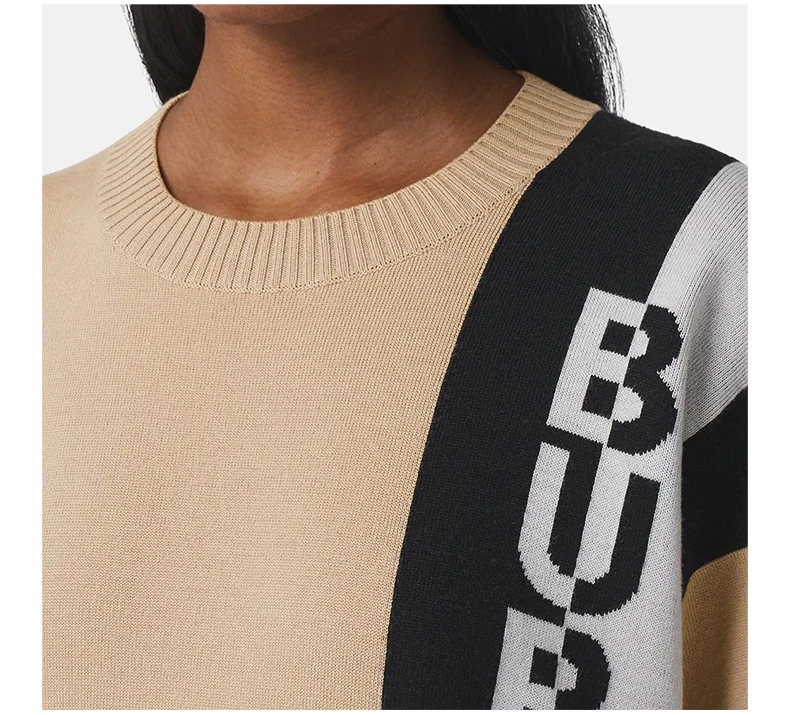 商品Burberry|BURBERRY 米色女士针织衫/毛衣 8039185,价格¥4424,第6张图片详细描述