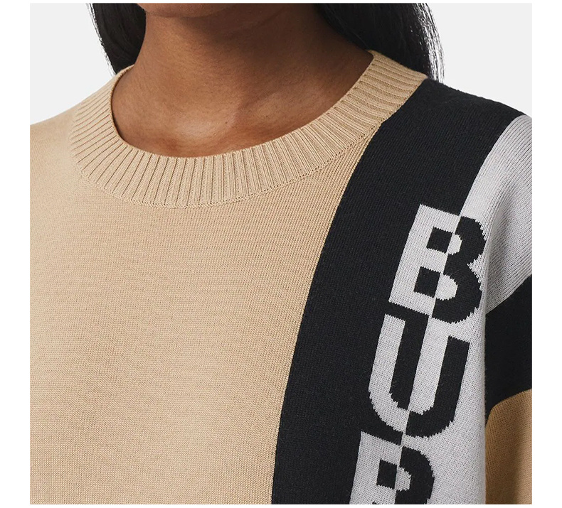 商品Burberry|BURBERRY 米色女士针织衫/毛衣 8039185,价格¥4228,第8张图片详细描述