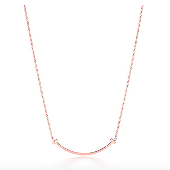 �商品Tiffany & Co.|Tiffany 小号T 笑脸项链 18k玫瑰金 ｜【S北美特拉华直发】,价格¥5782,第11张图片详细描述