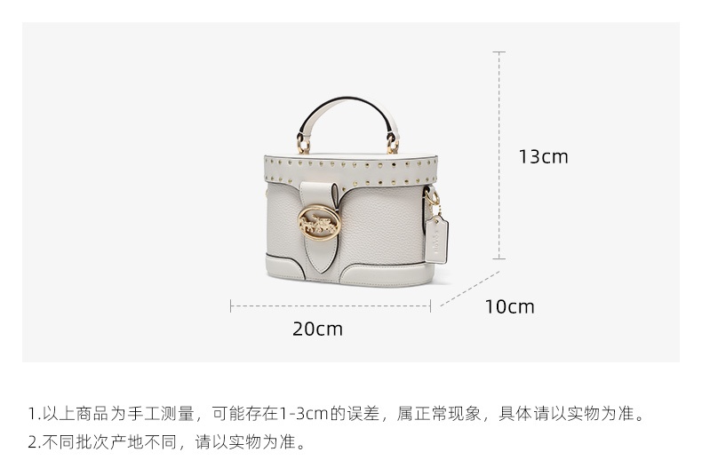 商品[国内直发] Coach|COACH/蔻驰 女士PVC配皮单肩斜挎手提包 5506IMCHK 送礼好物,价格¥1656,第2张图片详细描述