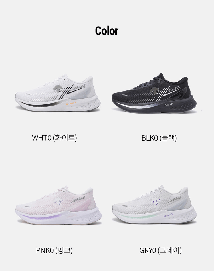 商品DESCENTE|【Brilliant|包邮包税】白色高弹缓震跑鞋SO313RRN71-WHT0,价格¥538,第13张图片详细描述