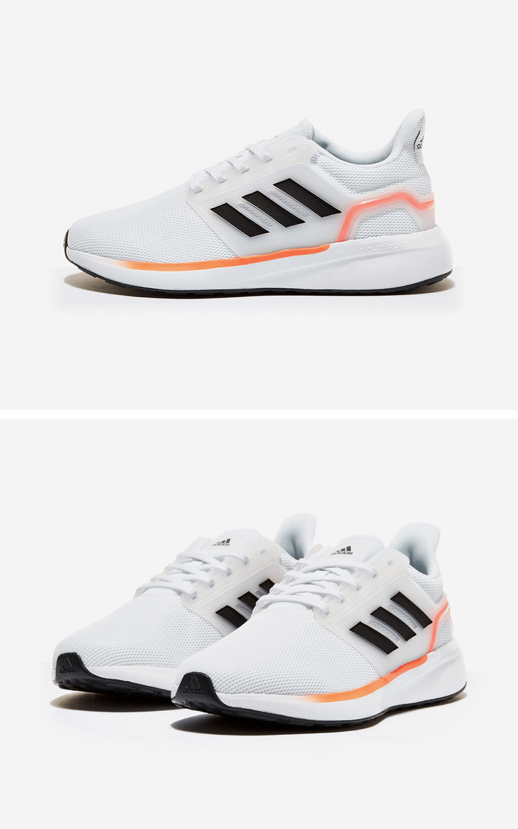 商品Adidas|【韩国直邮|包邮包税】阿迪达斯 EQ19 RUN 男生  训练运动鞋 跑步鞋  H02036 FTWWHT/CARBON/SOLRED,价格¥326,第3张图片详细描述