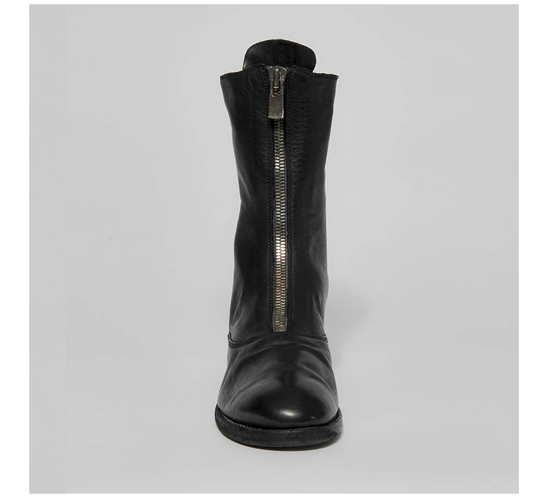 商品[国内直发] guidi|GUIDI 黑色女士踝靴 310-HORSE-FULL-GRAIN-BLACK,价格¥3440,第6张图片详细描述