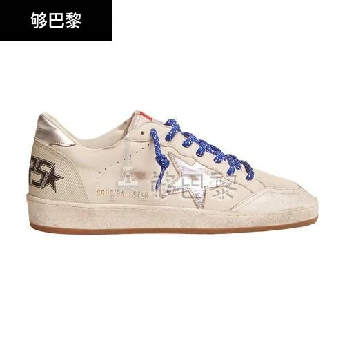 商品Golden Goose|【特惠9.0折】包邮包税【预售7天发货】 GOLDEN GOOSE 23秋冬 男士 休闲运动鞋 Ball Star 运动鞋 GOGGJJR3WHT,价格¥4455,第3张图片详细描述